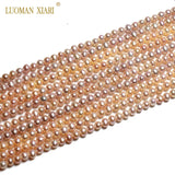 Natural Pink Purple Top AAAA Freshwater Pearl Beads