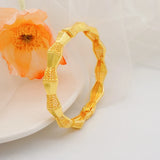 4Pcs/lot Dubai Bangles African Jewelry Saudi Arabic Wedding Gift