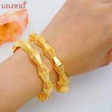 4Pcs/lot Dubai Bangles African Jewelry Saudi Arabic Wedding Gift