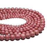 5A Natural Rhodochrosite Red Gemstone Beads 4/6/8/10 MM