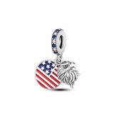 925 Silver Ethnic Groups Dangle Charm Beads Necklace Pendant