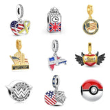925 Silver Ethnic Groups Dangle Charm Beads Necklace Pendant