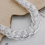 925 Silver Bracelet High Lady Circle Charm Jewelry for Women Men Wedding