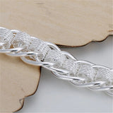 925 Silver Bracelet High Lady Circle Charm Jewelry for Women Men Wedding