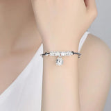 925 Silver Bells Bangles Adjustable Bracelets for Women