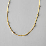 925 Silver Necklace Bead Choker Wedding Jewelry