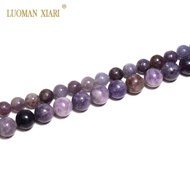 Natural Phosphosiderite Gemstone Round Beads for DIY Jewelry Making 6/8 MM