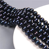 AA Natural Freshwater Pearl Round Beads 6-7mm Strand