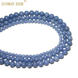 Angelite Round Stone Beads 6/8/10mm Strand