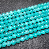 Natural Green Ice Amazonite Round Stone Beads 6/8/10MM 15''