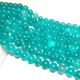 Natural Green Ice Amazonite Round Stone Beads 6/8/10MM 15''