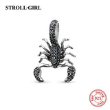 Animal Scorpion Pendant 925 Silver Beads European Bracelet Jewelry
