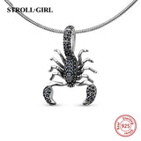 Animal Scorpion Pendant 925 Silver Beads European Bracelet Jewelry