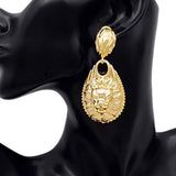 Big Earrings Women Irregular Bohemian Vintage African Dubai Drop Earrings