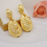 Big Earrings Women Irregular Bohemian Vintage African Dubai Drop Earrings