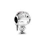 Grandma Grandpa Charms Necklace Pendant 925 Silver