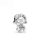 Grandma Grandpa Charms Necklace Pendant 925 Silver
