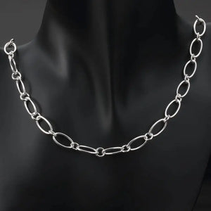 925 Silver Necklace Wedding Party Christmas Gift 18in