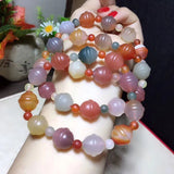Natural Crystal Bell Beads Bracelets Lucky for Women Men