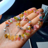 Colorful Tourmaline Natural Bracelets for Women
