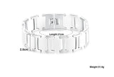 Classic Stainless Steel Enamel Bracelet Bangle