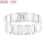Classic Stainless Steel Enamel Bracelet Bangle