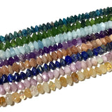 Natural Faceted Gemstone Beads for Jewelry Making DIY Bracelet