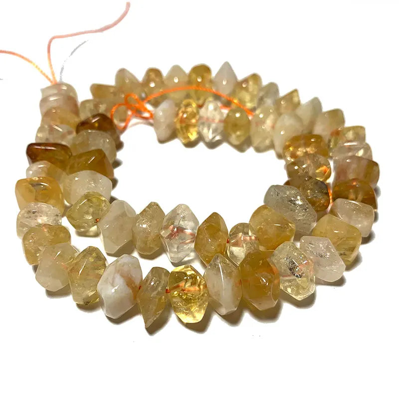 Natural Faceted Gemstone Beads for Jewelry Making DIY Bracelet