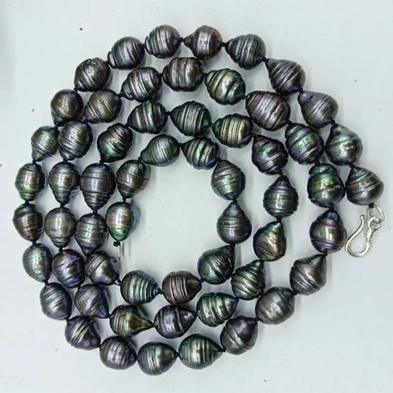 10-13mm Freshwater Pearl Necklace 28 Inch Women's Jewelry Gift