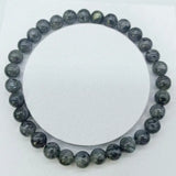 Labradorite Round Beads Bracelet 7.5 Inch