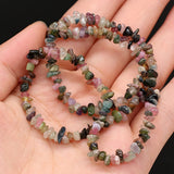 Natural Tourmaline Chip Gravel Beads for Jewelry Making