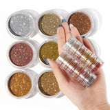 Fine Resin Glitter Craft for Tumblers Decor, Eyeshadow Makeup, Nail Art