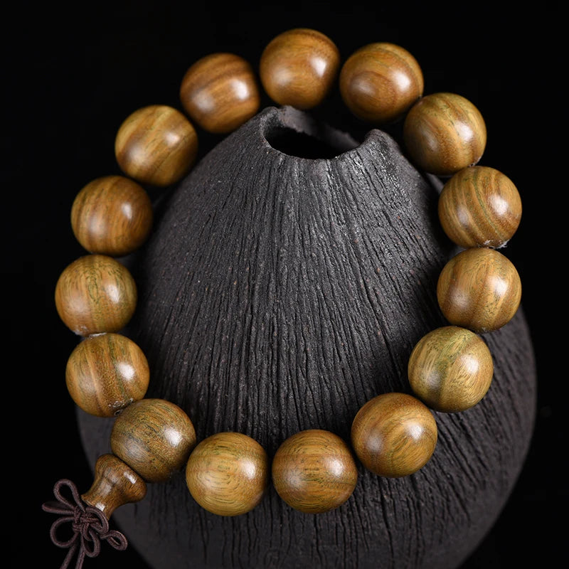 Green Sandalwood Bracelet Tibetan Buddhism Bracelet