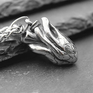 Hand-made Retro Heart Pendant Necklace