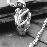 Hand-made Retro Heart Pendant Necklace