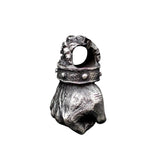 Fist Hammering Gesture Pendant Necklace