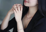 Natural Fresh Water Pearl Bracelet 14K Plated 5-6mm Pearls Women Jewelry