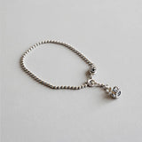 925 Sterling Silver Crown Zircon Lady Party Bracelet Jewelry