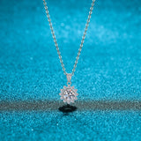 925 Silver Necklace Flower Pendant Necklaces For Women