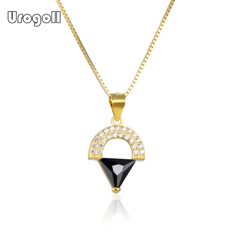 925 Silver Pendant Necklace for Women Anniversary Party Jewelry