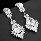 Luxe Zircon Wedding Earrings for Women