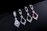 Luxe Zircon Wedding Earrings for Women