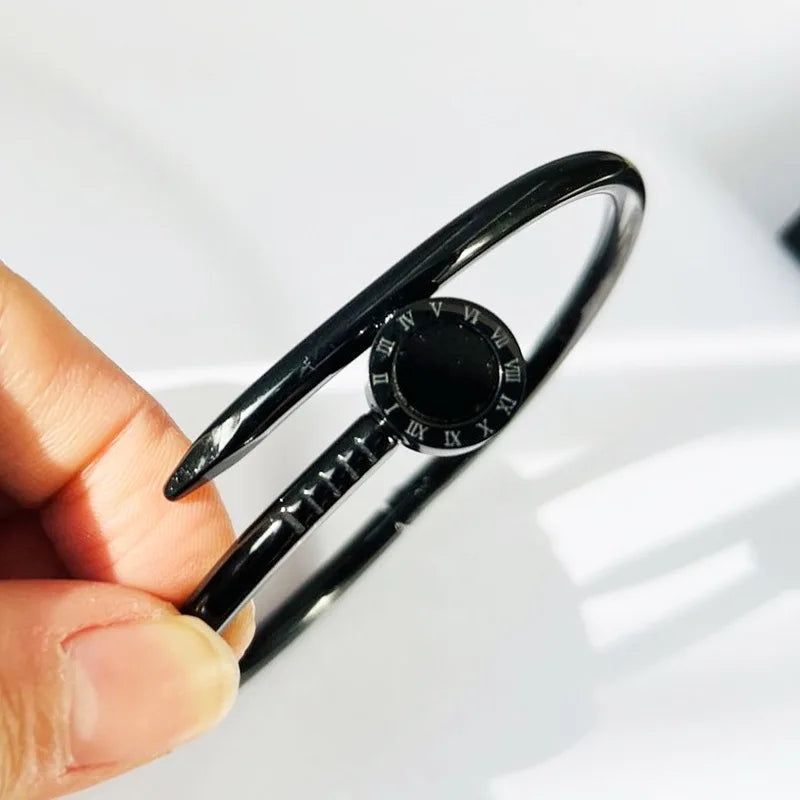 Roman Numerals Bracelet For Women Stainless Steel