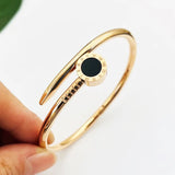 Roman Numerals Bracelet Stainless Steel Bangles Classic Jewelry