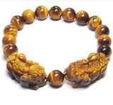 Natural Tigereye 16mm Bead Bracelet Gift