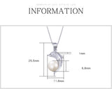 925 Sterling Silver Dolphin Pendant Necklace for Women Bride