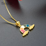 925 Sterling Silver Pendant Necklace for Women Engagement Wedding