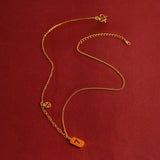 18K Lucky 7 Bracelet Necklace Chain for Women Solid 999 Rope Chain