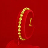Luxury 24K Cat's Eye Bracelet for Women Solid 999 Bangles