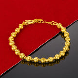 Luxury 24K Cat's Eye Bracelet for Women Solid 999 Bangles